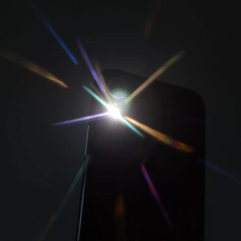 Prism Lens Filter 82mm Starlight Glare Filter Anamorphic Lens Flare Effect Filter Film Props(Rainbow ray Flares) in Saudi Arabia