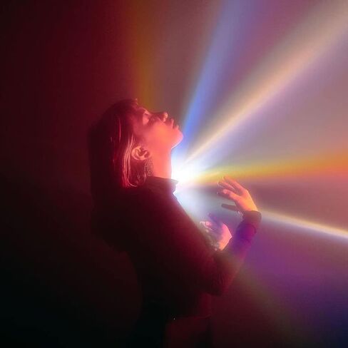 Prism Lens Filter 82mm Starlight Glare Filter Anamorphic Lens Flare Effect Filter Film Props(Rainbow ray Flares) in Saudi Arabia