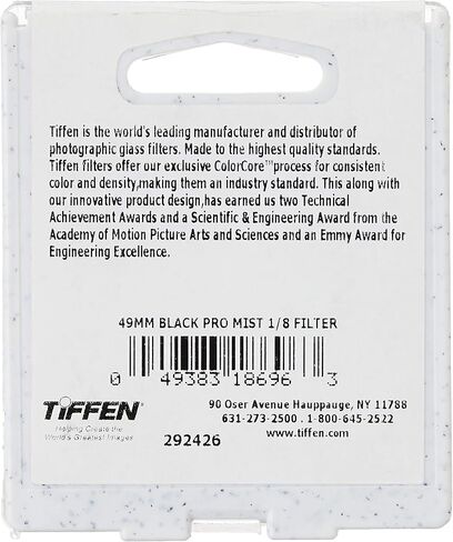 Tiffen 37BPM18 37mm Black Pro-Mist 1/8 Camera Lens Filter in Saudi Arabia