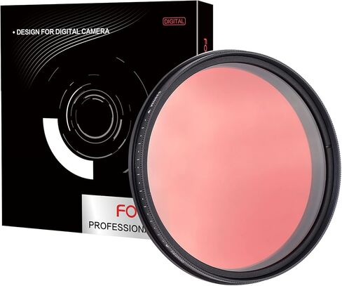 Fotga 67mm ستة في واحد قابل للتعديل الأشعة تحت الحمراء IR تمرير الأشعة السينية عدسة تصفية 530nm إلى 650nm 680nm 720nm 750nm in Kuwait