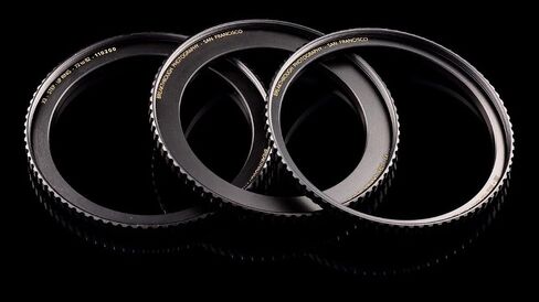 Breakthrough Photography 58mm to 82mm Step-Up Lens Adapter Ring for Filters, Made of CNC Machined Brass with Matte Black Electroplated Finish in Saudi Arabia