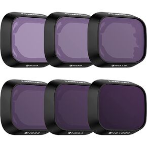 Freewell All Day – 6Pack ND4, ND8, ND16, ND32, ND64, ND1000 Filters Compatible with Mini 3 Pro/Mini 3