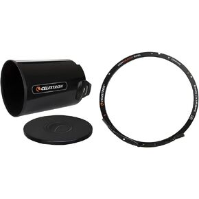 Celestron 8" Schmidt-Cassegrain Telescope Dew Prevention Accessories Bundle | Aluminum Telescope Dew Shield + Dew Heater Ring for 8" SCT & Edge HD Telescopes in Kuwait