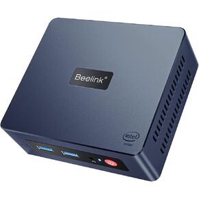 Beelink Mini PC Mini s with Intel N5095 (up to 2.9GHz) 8GB DDR4 128GB SSD Mini Computers, 4K Dual Display, Dual Brand WiFi 5 Linux PC(Ubuntu.etc), HTPC, Family-NAS, Auto Power On, Wake On LAN in Kuwait