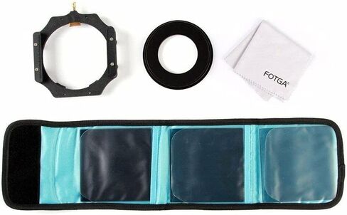 4x4 100mm Square Filter Full ND 2 4 8 with Filter Holder and Adapter Ring and 3-Slots Filter Bag Set for Swing Away Matte Box Holder (77mm) in Saudi Arabia