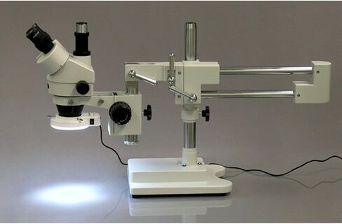 AmScope LED-144S 144 LED Adjustable Microscope Compact Ring Light + Adapter in Saudi Arabia
