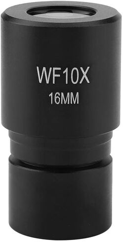 ملحقات عدسة المجهر DMR001 WF 10X محول عدسة المجهر البيولوجي لعرض المجهر 16 مم مقياس شبكاني 0.1 مم قطر الواجهة/حجم التركيب 23.2 مم in Kuwait