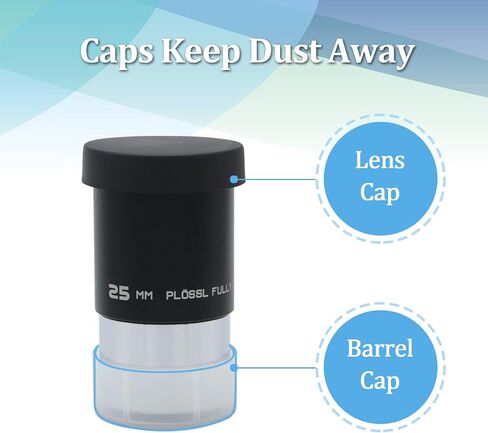 4mm Telescope Eyepiece 1.25inch, 4-Element Plossl Eyepiece, Fully Coated Optical Lens, Metal Construction in Kuwait