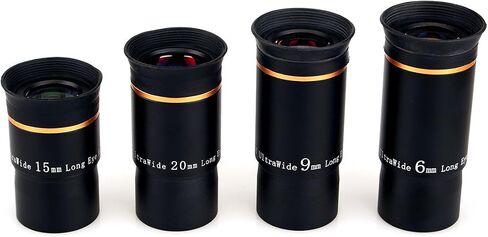 SVBONY Telescope Eyepiece Fully Mutil Coated 1.25 inches Telescope Accessories Set 66 Degree Ultra Wide Angle HD 20mm for Astronomy Telescope in Saudi Arabia