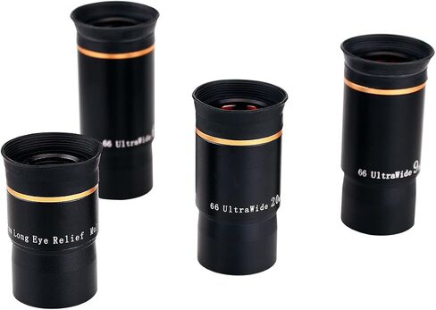 SVBONY Telescope Eyepiece Fully Mutil Coated 1.25 inches Telescope Accessories Set 66 Degree Ultra Wide Angle HD 20mm for Astronomy Telescope in Saudi Arabia
