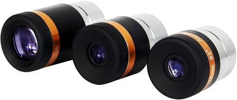 SVBONY 10mm Eyepiece Telescope, 1.25" 62 Degree Aspheric Telescope Lens | for Viewing the Planets, Nebula, Birdwatching, 3 Element 2 Groups, Sharp & Clear,Fully Coated Telescope Accessory in Kuwait