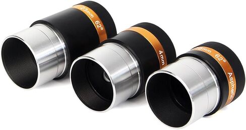 SVBONY 10mm Eyepiece Telescope, 1.25" 62 Degree Aspheric Telescope Lens | for Viewing the Planets, Nebula, Birdwatching, 3 Element 2 Groups, Sharp & Clear,Fully Coated Telescope Accessory in Kuwait