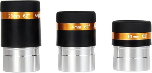 SVBONY 10mm Eyepiece Telescope, 1.25" 62 Degree Aspheric Telescope Lens | for Viewing the Planets, Nebula, Birdwatching, 3 Element 2 Groups, Sharp & Clear,Fully Coated Telescope Accessory in Kuwait
