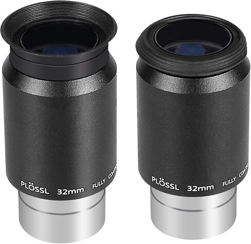 1.25inch Fully MultiCoated Plossl Telescope Eyepiece 6mm 4-Element Plossl Design Telescope Accessory Astronomy Gifts Threaded for Standard 1.25inch Astronomy Filters in Saudi Arabia