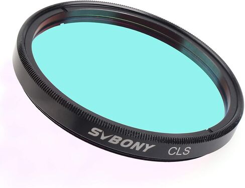 SVBONY Telescope Filters, CLS 1.25", Light Pollution Broadband Filter | 90% Transmission of Nebula Emission Lines,Reduces Light Pollution ,Suitable for Deep Sky Visual Astronomical Photography in Kuwait