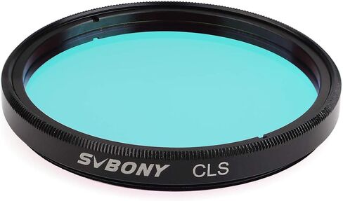 SVBONY Telescope Filters, CLS 1.25", Light Pollution Broadband Filter | 90% Transmission of Nebula Emission Lines,Reduces Light Pollution ,Suitable for Deep Sky Visual Astronomical Photography in Kuwait