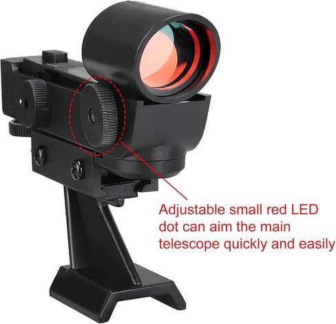 SVBONY Red Dot Finderscope, Star Pointer Compatible for Celestron 80EQ 80DX 90DX SE SLT Astronomical Telescopes, Astronomical Telescope Accessories with Slide-in Bracket in Saudi Arabia