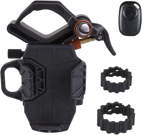 Celestron - NexYZ DX Kit - محول الهاتف الذكي العالمي ثلاثي المحاور - محول الهاتف الذكي Digiscoping - جهاز تحكم عن بعد لإطلاق مصراع البلوتوث - التقاط الصور والفيديو من خلال التلسكوب الخاص بك أو نطاق الإكتشاف in Saudi Arabia