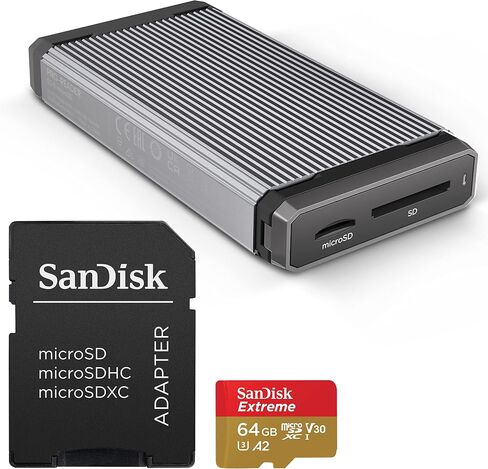 SanDisk 32GB Extreme microSDHC UHS-I Memory Card with Adapter - Up to 100MB/s, C10, U3, V30, 4K, A1, Micro SD - SDSQXAF-032G-GN6MA in Saudi Arabia