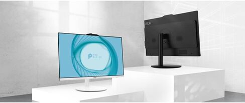 MSI كمبيوتر مكتبي برو AP272 AIO 27 انش FHD IPS، انتل كور i5-12400، ذاكرة 16GB (8GB*2)، SSD 500GB، واي فاي 6، بلوتوث 5.1، اسود، ضمان 3 سنوات، ويندوز 11 برو (12M-092US) in Saudi Arabia