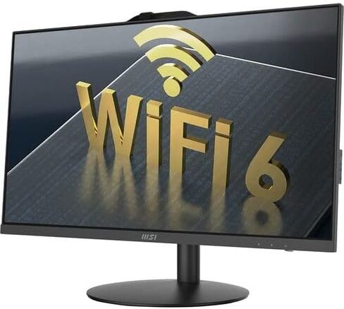 MSI كمبيوتر مكتبي برو AP272 AIO 27 انش FHD IPS، انتل كور i5-12400، ذاكرة 16GB (8GB*2)، SSD 500GB، واي فاي 6، بلوتوث 5.1، اسود، ضمان 3 سنوات، ويندوز 11 برو (12M-092US) in Saudi Arabia