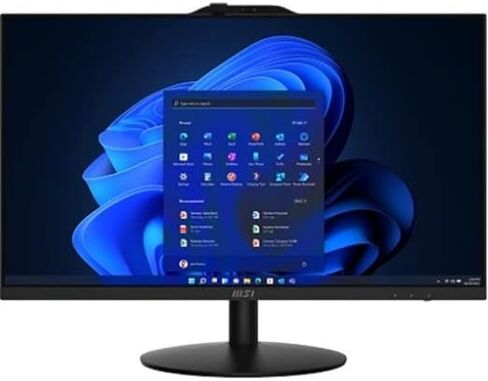 MSI كمبيوتر مكتبي برو AP272 AIO 27 انش FHD IPS، انتل كور i5-12400، ذاكرة 16GB (8GB*2)، SSD 500GB، واي فاي 6، بلوتوث 5.1، اسود، ضمان 3 سنوات، ويندوز 11 برو (12M-092US) in Saudi Arabia