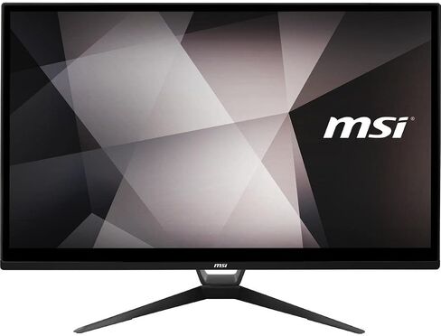 MSI كمبيوتر مكتبي برو 22XT AIO بشاشة لمس 21.5 انش FHD IPS LED مع HDMI ومعالج انتل كور i3-10100 وذاكرة 8GB (4G×2) وSSD 256GB وWiFi 5 وبلوتوث 4.2 وUSB نوع C، اسود، ويندوز 11 هوم (10M-679US) in Saudi Arabia
