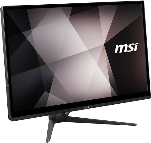 MSI كمبيوتر مكتبي برو 22XT AIO بشاشة لمس 21.5 انش FHD IPS LED مع HDMI ومعالج انتل كور i3-10100 وذاكرة 8GB (4G×2) وSSD 256GB وWiFi 5 وبلوتوث 4.2 وUSB نوع C، اسود، ويندوز 11 هوم (10M-679US) in Saudi Arabia