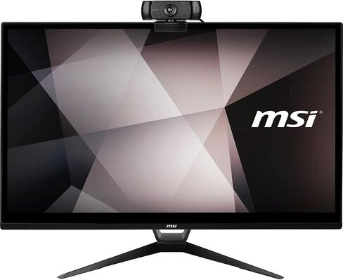 MSI كمبيوتر مكتبي برو 22XT AIO بشاشة لمس 21.5 انش FHD IPS LED مع HDMI ومعالج انتل كور i3-10100 وذاكرة 8GB (4G×2) وSSD 256GB وWiFi 5 وبلوتوث 4.2 وUSB نوع C، اسود، ويندوز 11 هوم (10M-679US) in Saudi Arabia
