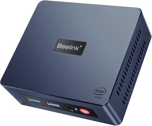Beelink Mini PC Mini s with Intel N5095 (up to 2.9GHz) 8GB DDR4 128GB SSD Mini Computers, 4K Dual Display, Dual Brand WiFi 5 Linux PC(Ubuntu.etc), HTPC, Family-NAS, Auto Power On, Wake On LAN in Kuwait
