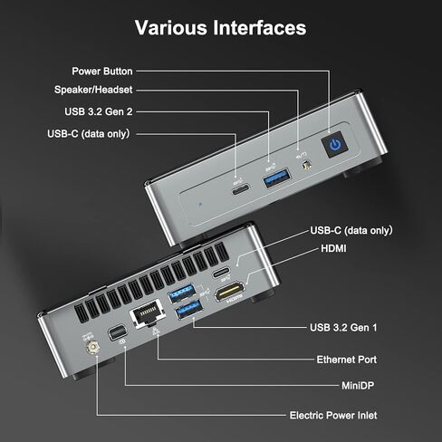 جيكوم كمبيوتر ميني اير 11 ميني اير 11 N5105 الجيل 11 (حتى 2.9GHz)، 8GB DDR4 256G SSD ويندوز 11 برو، يدعم 4K UHD، واي فاي مزدوج، BT، HDMI، فيسا للمكتب/الدراسة/المنزل in Kuwait