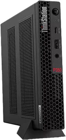 Lenovo ThinkStation P3 Tiny WiFi Business Mini Desktop (Intel i7-13700T 16-Core, 64GB RAM, 1TB PCIe SSD, T1000, Bluetooth, HDMI, USB 3.2, Black, Win 10 Pro) with Hub in Saudi Arabia