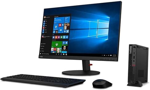 Lenovo ThinkStation P3 Tiny WiFi Business Mini Desktop (Intel i7-13700T 16-Core, 64GB RAM, 1TB PCIe SSD, T1000, Bluetooth, HDMI, USB 3.2, Black, Win 10 Pro) with Hub in Saudi Arabia