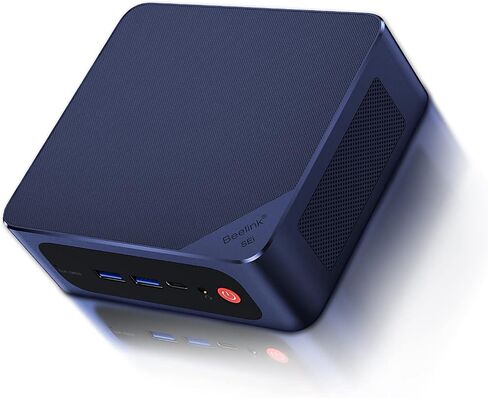 كمبيوتر صغير Beelink SEI12 الجيل الحادي عشر من معالجات Intel Core i5 i5-1235U (حتى 4.4 جيجا هرتز)، كمبيوتر صغير مع ذاكرة الوصول العشوائي DDR4 سعة 16 جيجابايت و500 جيجابايت M.2 NVMe Pcle 4.0 SSD، 4K 60FPS/Dual HDMI/WiFi6/BT5.2، تشغيل تلقائي in Kuwait