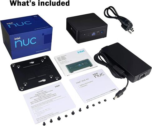 Intel NUC 11 NUC11PAHi50Z Panther Canyon Mini PC Desktop - 16GB DDR4 RAM & 256GB SSD, Core i5-1135G7 4-Core, Iris Xe Graphics, WiFi 6, BT 5.0 Thunderbolt 3 8K & Quadruple Monitor Capable (Win 11 Pro) in Saudi Arabia