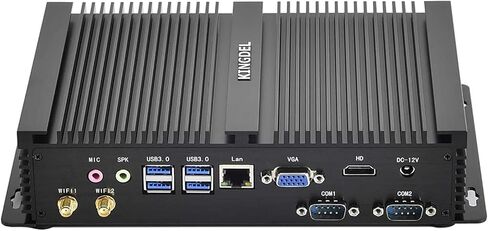 كمبيوتر KINGDEL صغير مع ذاكرة وصول عشوائي 16 جيجابايت وذاكرة وصول عشوائي 256 جيجابايت NVMe SSD الجيل الثامن وحدة المعالجة المركزية Intel Core i5 4 النواة (حتى 3.4 جيجا هرتز)، كمبيوتر مكتبي صغير، 4K Ultra-HD، 2xCOM RS232، 4xUSB3.0، Windows 11 Pro in Kuwait