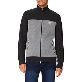A|X ARMANI EXCHANGE Men's Colorblock Logo Zip-up Cardigan in Saudi Arabia