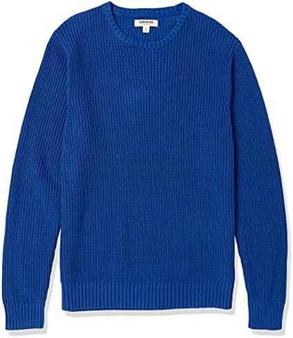 Goodthreads Men's Soft Cotton Rib Stitch Crewneck Sweater in Saudi Arabia