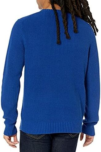 Goodthreads Men's Soft Cotton Rib Stitch Crewneck Sweater in Saudi Arabia