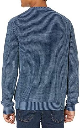 Goodthreads Men's Soft Cotton Rib Stitch Crewneck Sweater in Saudi Arabia