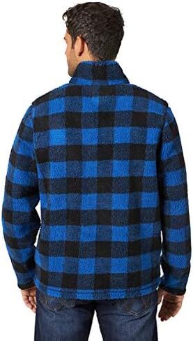 Wrangler Men's 1/4 Zip Sherpa Pullover in Saudi Arabia
