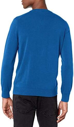Lacoste Men's Long Sleeve V Neck Cotton Jersey Sweater in Saudi Arabia