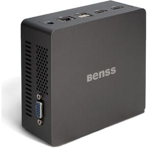 كمبيوتر صغير، Benss Mini Intel 11th Gen 4 Cores N5095، كمبيوتر مكتبي صغير 8 جيجابايت DDR4 RAM 128 جيجابايت SSD، كمبيوتر صغير صغير يدعم HDMI المزدوج وVGA 4K UHD/Gigabit Ethernet/واي فاي مزدوج/BT/VESA للمنزل/المكتب in Kuwait