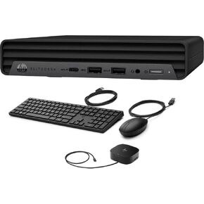 كمبيوتر مكتبي صغير HP Elitedesk 800 G6 للمنزل والأعمال (Intel i7-10700T 8-Core، ذاكرة وصول عشوائي 32 جيجابايت، 1 تيرابايت PCIe SSD، Intel UHD 630، WiFi، بلوتوث، USB 3.2، USB 3.1، Win 11 Pro) مع G2 Universal Dock in Saudi Arabia
