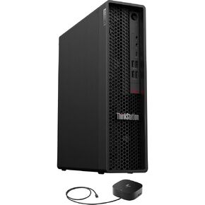 Lenovo ThinkStation P340 SFF Home & Business Mini Desktop (Intel i5-10500 6-Core, 32GB RAM, 128GB PCIe SSD + 1TB HDD (3.5), Intel UHD 630, USB 3.2, Display Port, Win 11 Pro) with G2 Universal Dock in Saudi Arabia