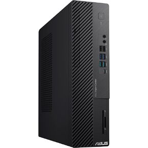 اسس كمبيوتر مكتبي صغير الحجم D700SD من اكسبرت سنتر، انتل كور i5-12400، ذاكرة RAM DDR4 سعة 16GB، SSD بمنفذ PCIe 512GB، TPM، ويندوز 11 برو، اسود، D700SD-XH504 in Kuwait