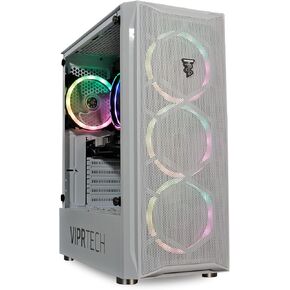 فيبرتيك كمبيوتر مكتبي للالعاب من مستوى الدخول - انتل كور i5 3.40GHz، جيفورس GTX 650، ذاكرة RAM 8GB، هارد ديسك 1TB وWiFi، اضاءة RGB، ويندوز 10 برو، ضمان لمدة عام، ابيض in Kuwait