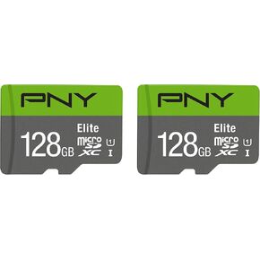 PNY بطاقة ذاكرة فلاش اليت كلاس 10 U1 microSDXC سعة 64 جيجابايت - 100 ميجابايت/ثانية، الفئة 10، U1، FHD UHS-I، Micro SD in Kuwait