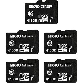 Micro Center 32GB Class 10 MicroSDHC Flash Memory Card with Adapter, 5Pack in Saudi Arabia