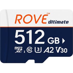 ROVE Ultimate Micro SD Card microSDXC 256GB Memory Card with USB 3.2 Type C Card Reader 512GB 170MB/s C10, U3, V30, 4K, A2 for Dash Cam, Android Smart Phones, Tablets, Games | MicroSDXC, C10 U3 V30 A2, 4K Video Ready, for Dash Cam, Android Smart Phones, T in Saudi Arabia